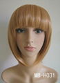 Synthetic wig with short hair best