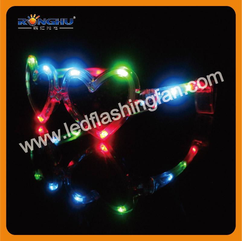 pumpkin led flashing sunglasses