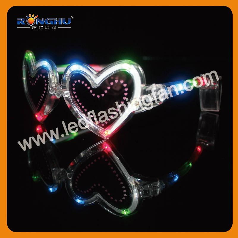 pumpkin led flashing sunglasses 2