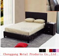 modern leather bed home furniture 1