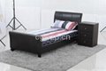 leather sleigh bed  2