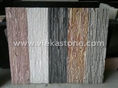 Slate and quartzite nature culture stone Stacked Format wall Panels