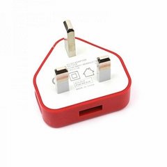 5V 1A charger with UK--Red