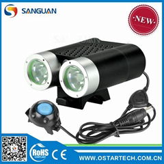 2014 2000lm Cree XM-L2 LED Remote LED Bike Light