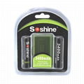 Soshine Li-ion 18650 Protected Battery : 3400mAh 3.7V