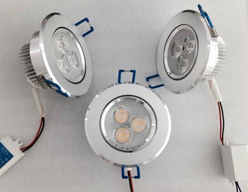 Energy saving 3*1w High Brightness LED ceiling light 3