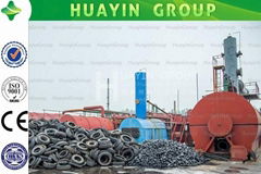 Plastic pyrolysis plant for recycling plastic bottles