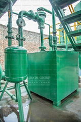 45%-50% Oil Yield HUAYIN Scrap Plastic Recycled To Oil Extraction Machine