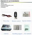 wireless alarm system motorcycle mp3 audio 4