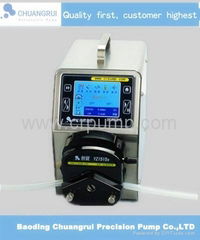 Intelligent flowrate peristaltic pump