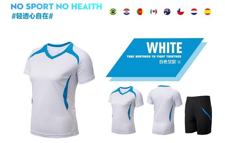 wholesale women low price europe football jersey blank