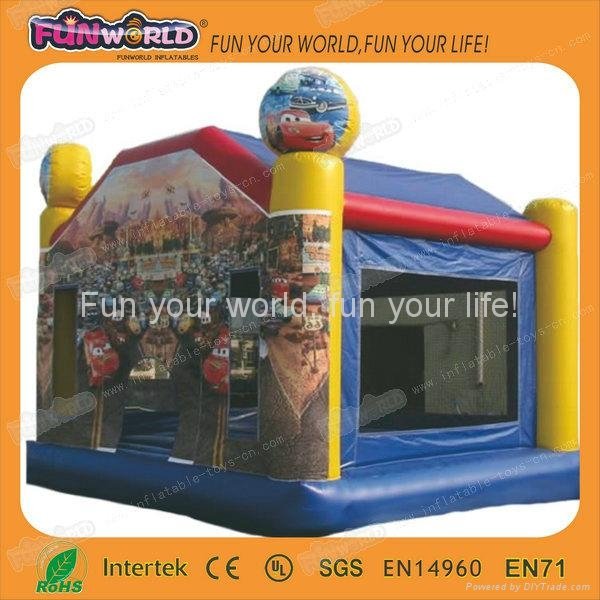 China manufacture inflatable bouncy jumping castle 2