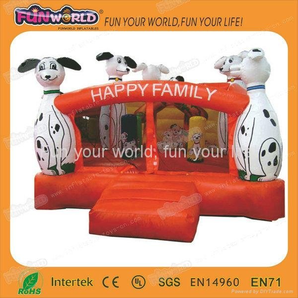 China manufacture inflatable bouncy jumping castle 3