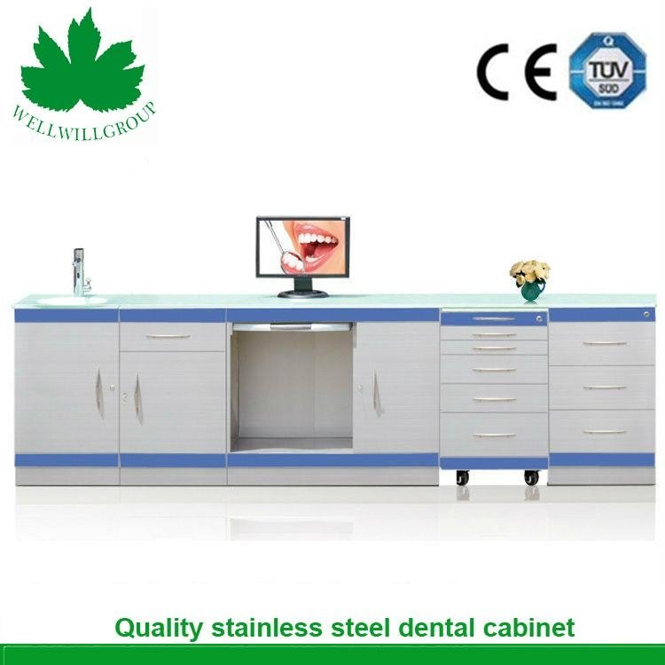 SSC-01 Stainless Steel Antique Medicine Cabinet with Blue Strip