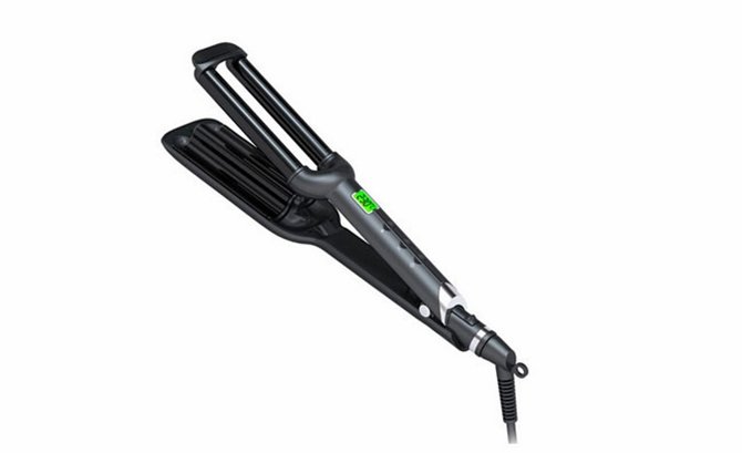 best curling wand with three PTC or MCH heater  2