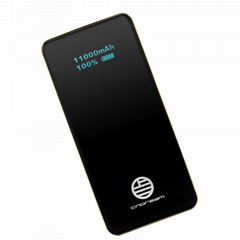 OLED display power bank with 11000mAh