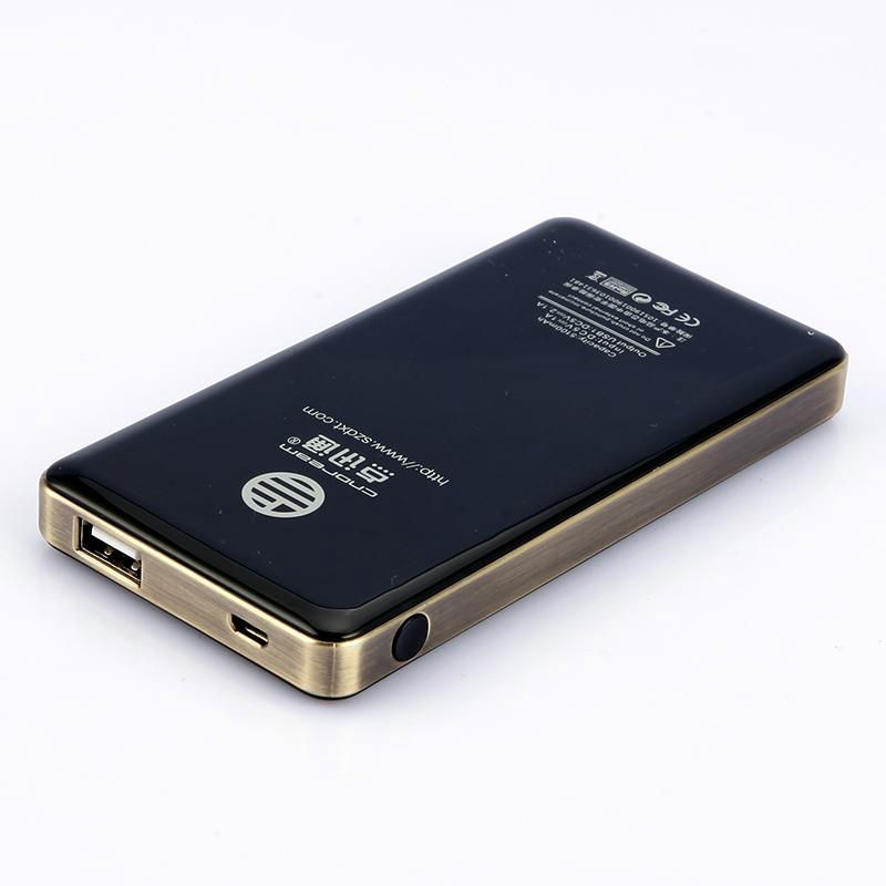 OLED display power bank with 5500mAh 4