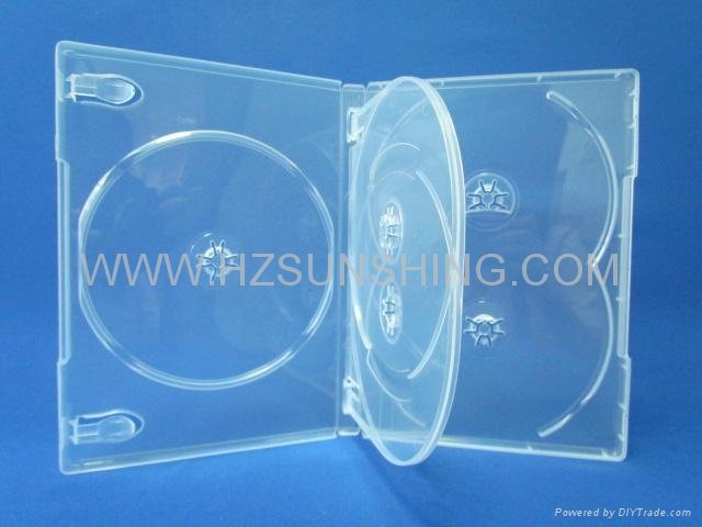 27mm Clear Multi 8 Disc Holder Disc Box 5
