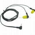 Two way radio listen/receive only earphone headset (3.5mm plug) 1