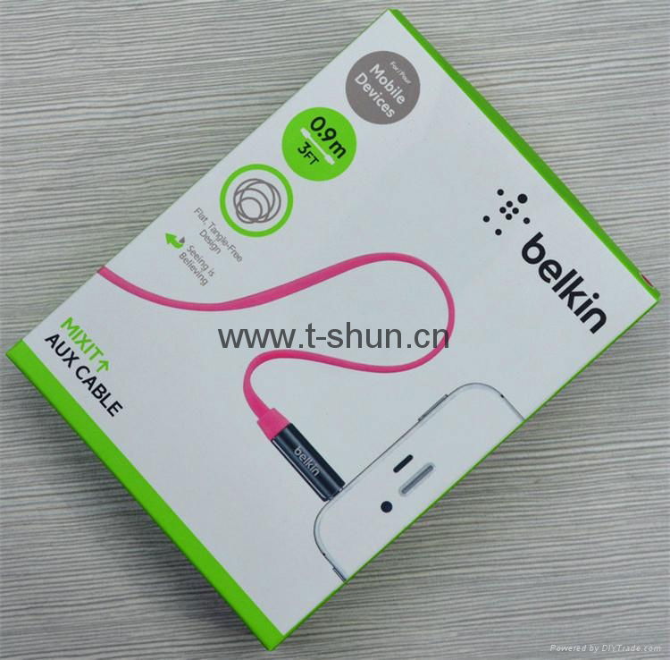 TSB3-01 Belkin MIXIT Flat Audio / Aux Cable 4