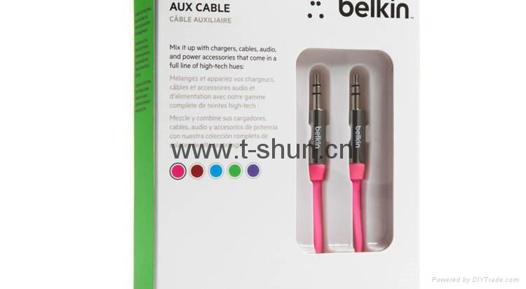 TSB3-01 Belkin MIXIT Flat Audio / Aux Cable 5