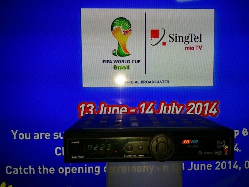 TN HDC-9999 with World Cup Channels for Singapore