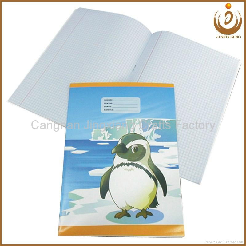 2014 new style students exercise book staple binding notebook 4