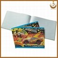 Cartoon paper cover staple drawing books