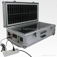 40W Portable Solar Power System with Dual Output for Travelling and Home Use