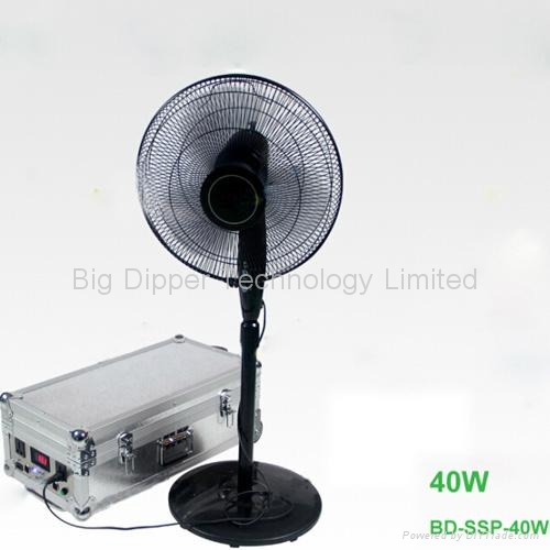 40W Portable Solar Power System with Dual Output for Travelling and Home Use 2