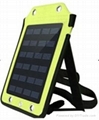 Backpack style 5W solar panel charger