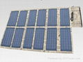 120W foldable solar charger for laptops and mobile phones