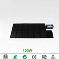 120W foldable solar charger for laptops and mobile phones 2