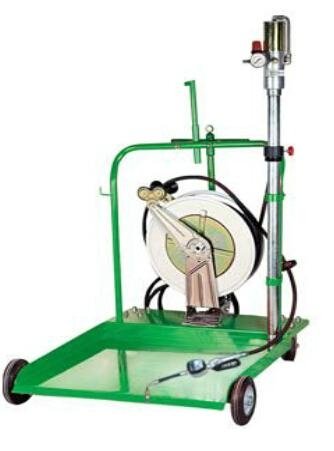 Heavy-duty Mobile Oil Kit with hose reel fixed suitable for drums of 180 to 220k 3