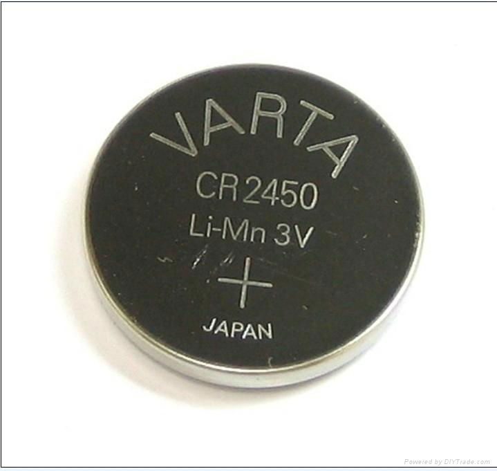 VARTA2450锂锰纽扣电池