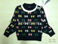 children sweater bowknot girl 1
