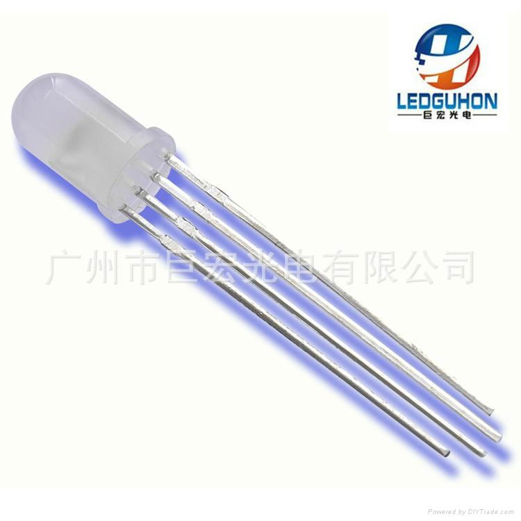 5mm round 4 pins rgb led diode 2