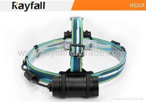 Rayfall HS2LR Aluminum headlamp waterproof Rechargeable cree led headlamp