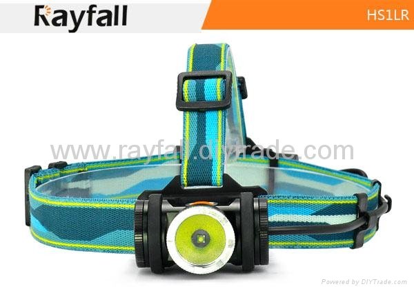 Rayfall HS1LR R4 18650 battery Rechargeable Cree led headlamp  3