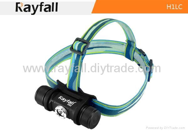 CE & RoHs Rayfall H1LC USB charge headlamp XML U2 Cree led headlamp  3