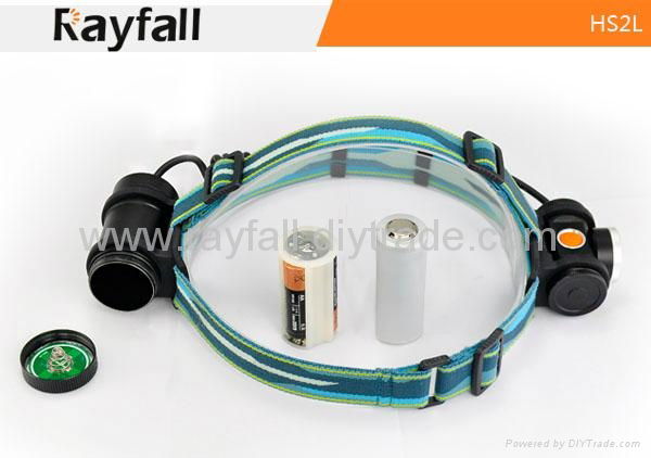 Rayfall HS2L High bright 550 lumens Cree XML T6 led headlamp