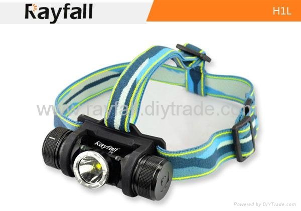 Rayfall H1L 557 lumens battery Rechargeable headlamp cree led headlamp 3