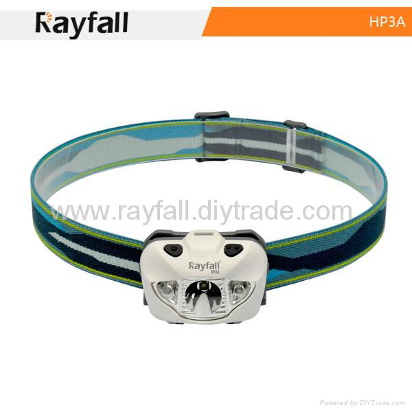 Rayfall HP3A CE approved headlamp Plastic waterproof cree led headlamp  5