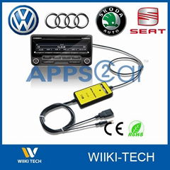 Audi VW USB MP3 Adapter(Digital CD Changer 8P)