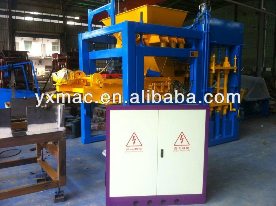 Concrete block making machine 4