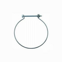 Single ear hose clamp