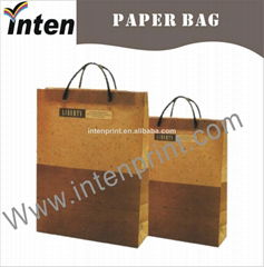 2014 Inten Brown Kraft Paper gift bag