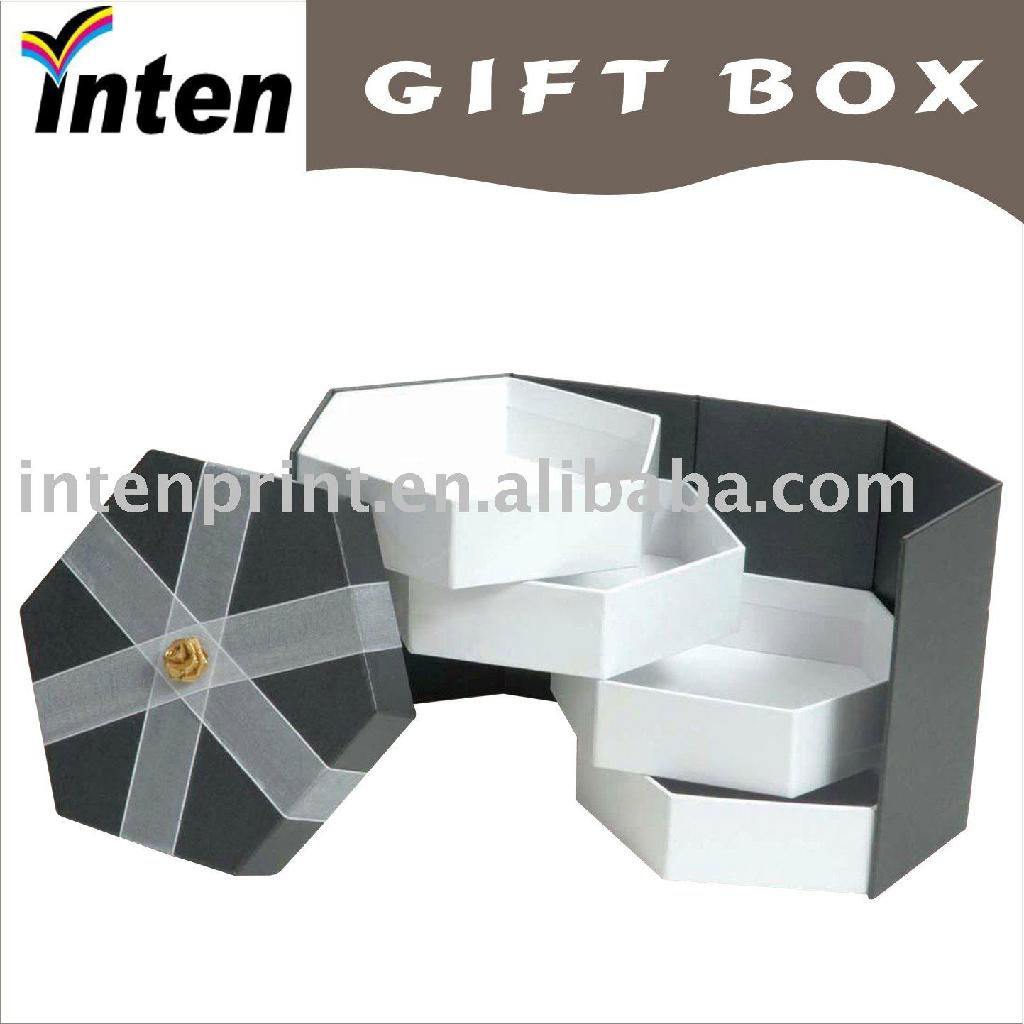 tri- layer chocolate packing thin gift box 4