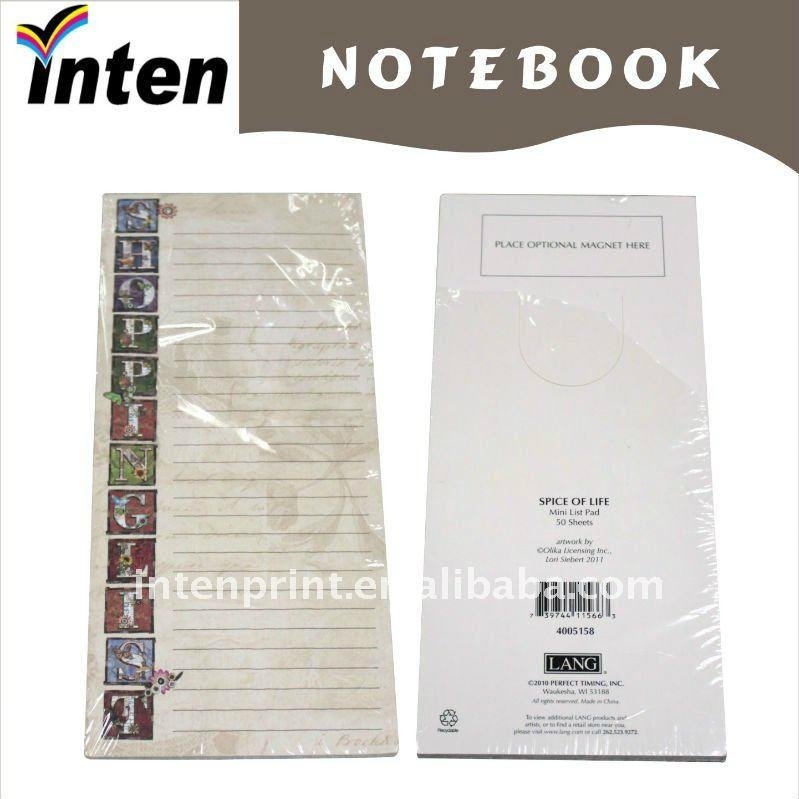 	printed hardcover writting note pad 4