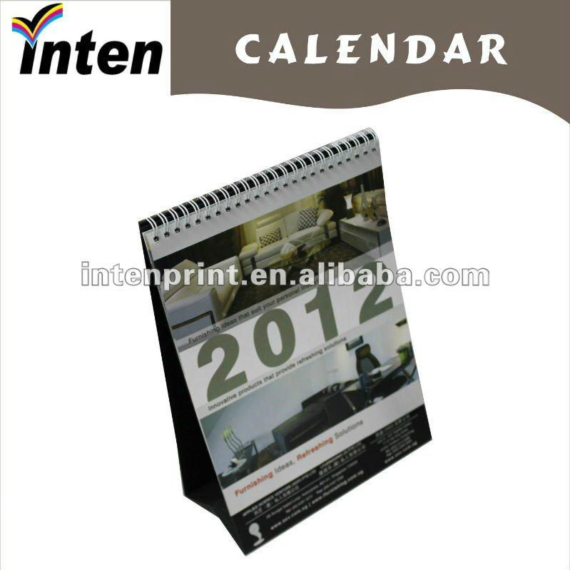 table calendar printing with metal circle 3